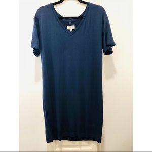 NEVERWORN Navy Blue, comfy t-shirt dress